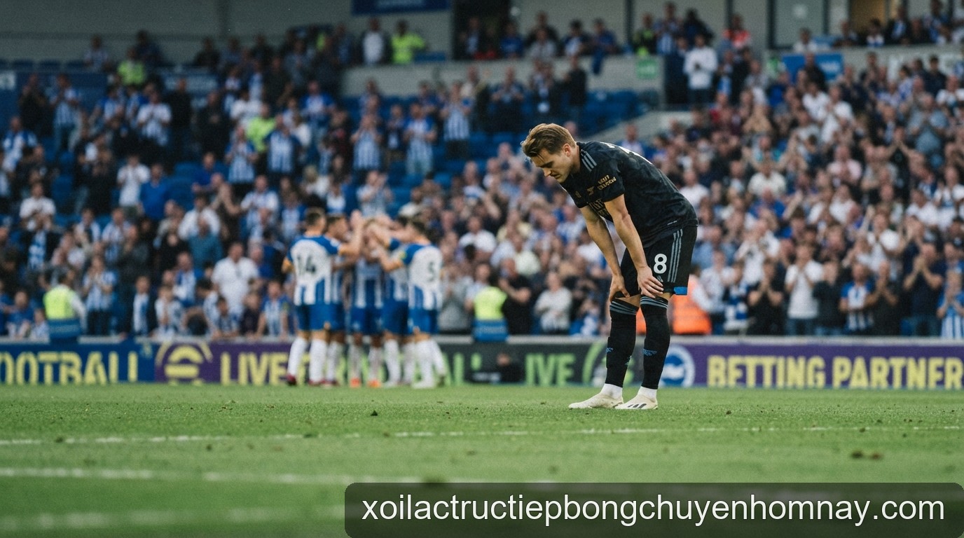 Arsenal gục ngã tại Amex: Hồi chuông cảnh báo cho tham vọng bảo vệ ngôi vương - 2